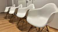 Krzesło białe skandynawskie zestaw 4 szt