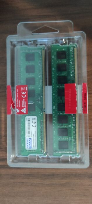 2x8gb Pamięć RAM GOODRAM 8GB 1600MHz DDR3 DIMM GR1600D364L11/8G
