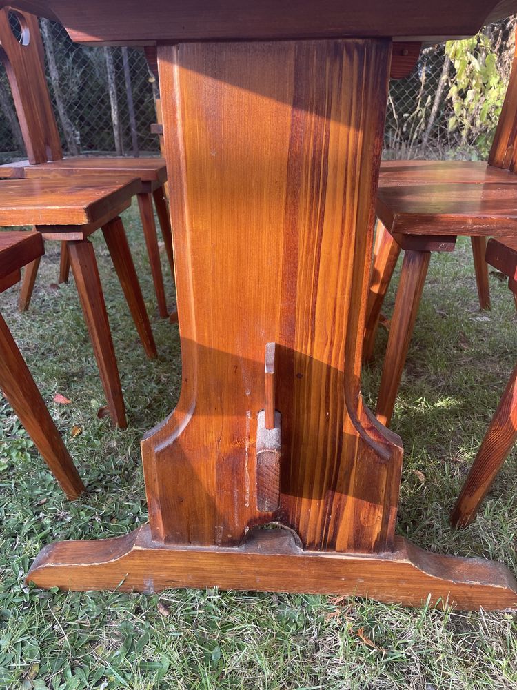 Stół drewniany - Cepelia