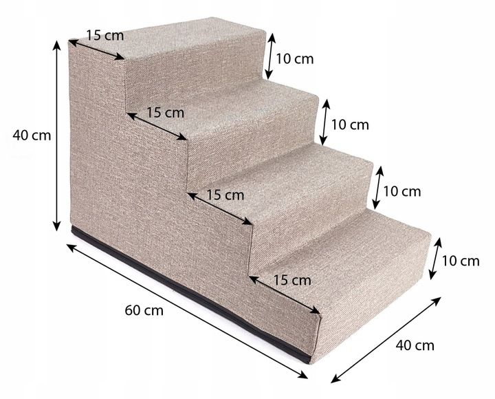 Schody Dla Psa 40cm 8 Kolorów
