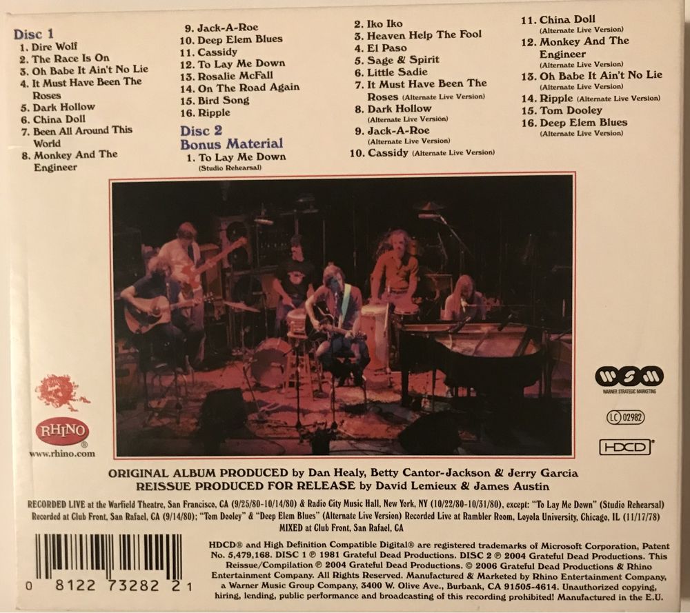 Фірмовий CD Grateful Dead “Reconing”