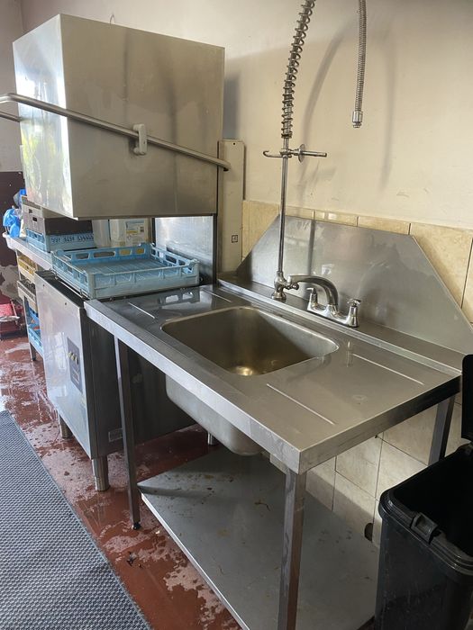 Zmywarka przemyslowa Ecomax/zlew/ususacz/zmiekczacz wody/pojemniki