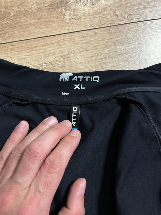 ATTIQ Meska bluza kolarska tecno light black