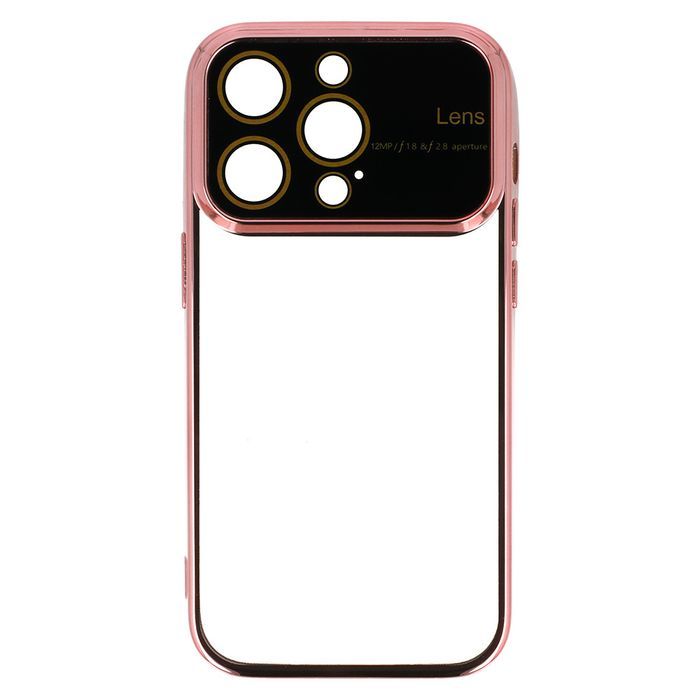 Electro Lens Case Do Xiaomi Redmi Note 11/Note 11S Jasnoróżowy