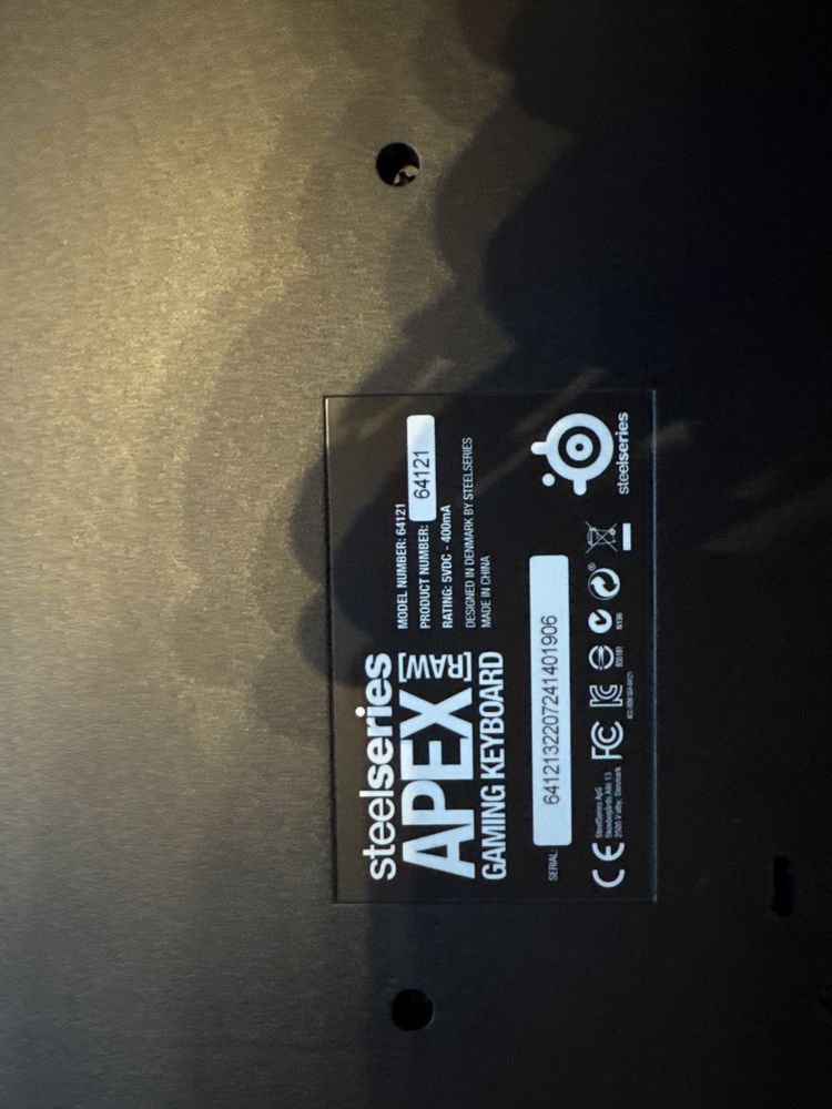 Klawiatura przewodowa USB z podswietleniem APEX RAW