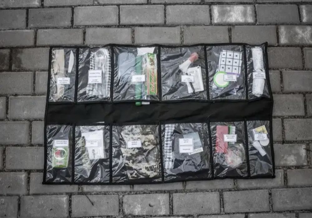 Тревожная сумка ЗСУ; несесер укомплектованый; фляга с котелком