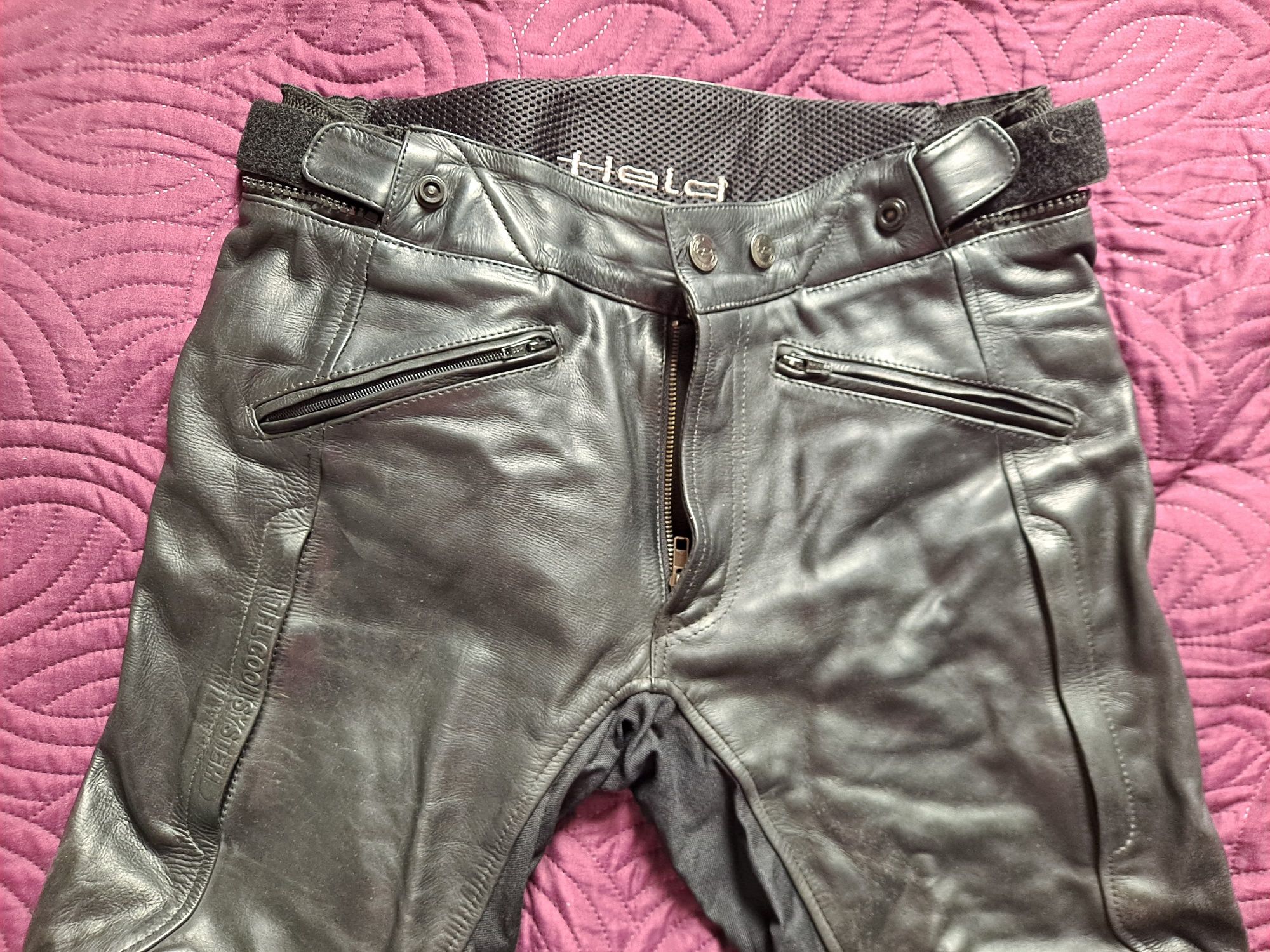 Skórzane spodnie motocyklowe marki HELD model Cosmo 2.