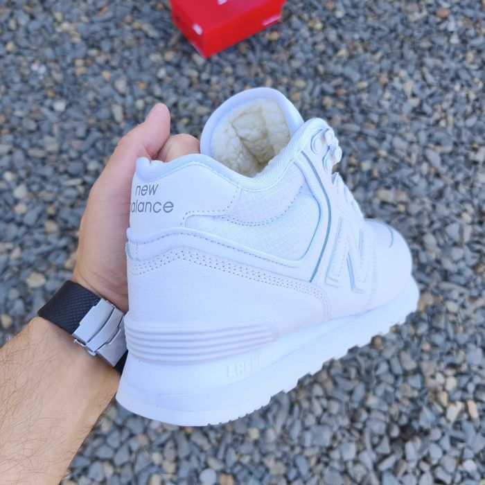 Кросівки зимові New Balance 574 високі з хутром