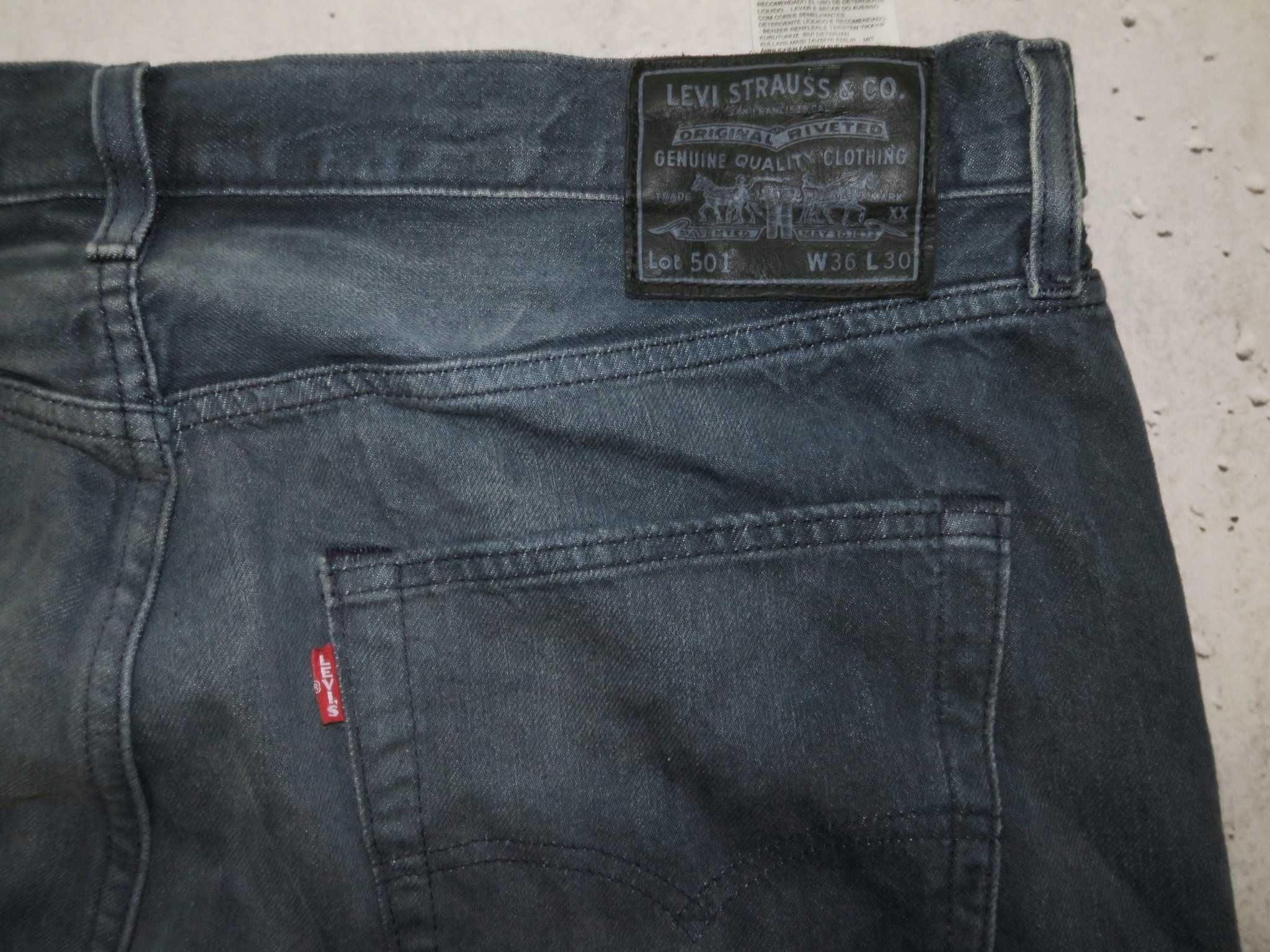 Levi's 501 spodnie jeansowe jeansy 36/30