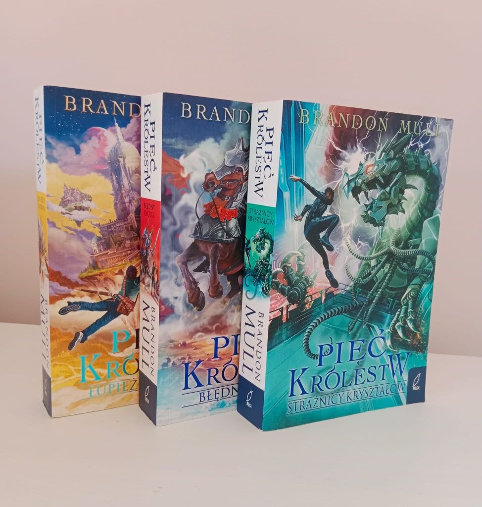 Pięć królestw Brandon Mull - trzy książki