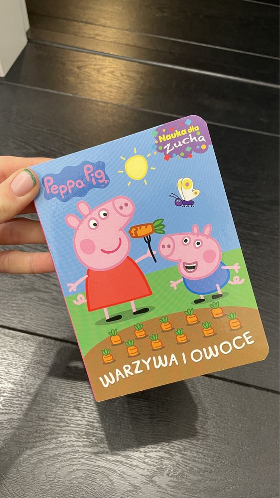 Książeczka Nauka dla zucha. Warzywa i owoce. Świnka Peppa