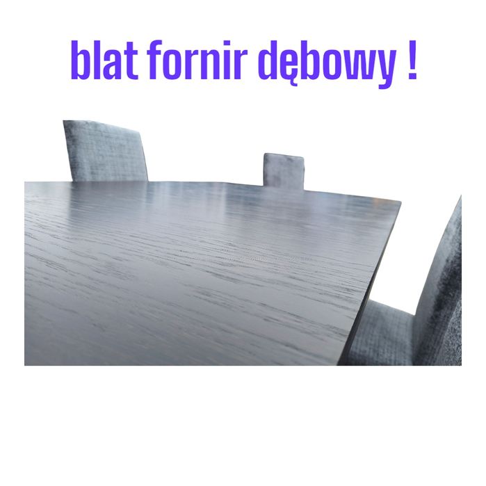 Stół 90x160/200 + 6 krzeseł, NOWE, Kolor do wyboru, dostawa cała PL