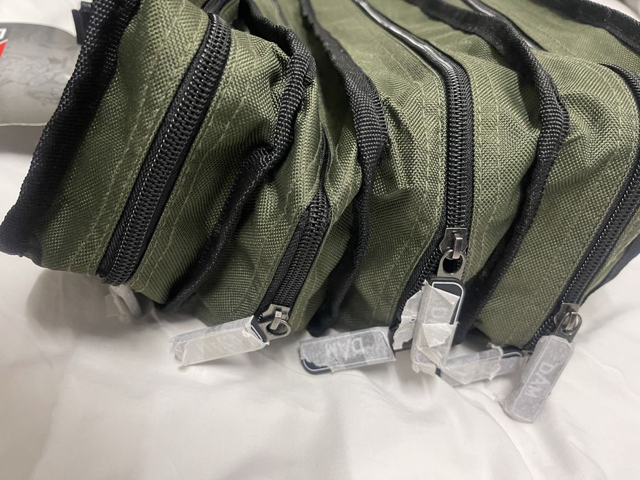 Mala/mochila porta canas 4 compartimentos