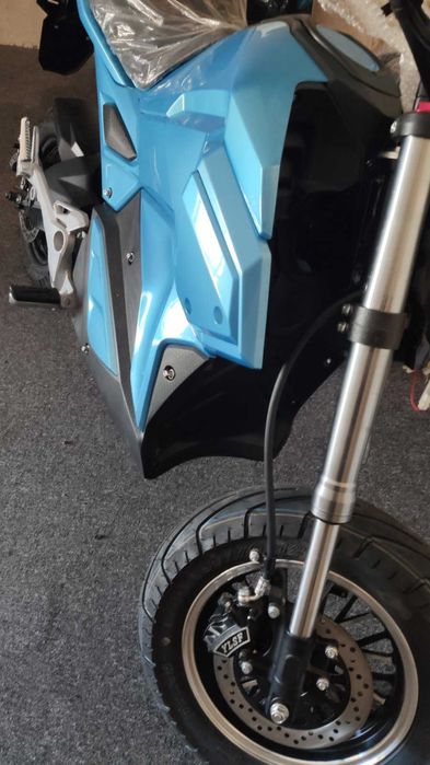 Электромотоцикл M20, 2000 W, 72V20Ah blue запас хода 45км.