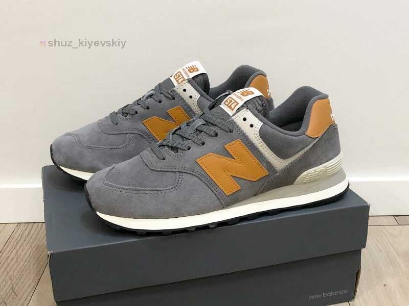 Замшевые Мужские Кроссовки 42 New Balance 574 Оригинал Новые Обувь +