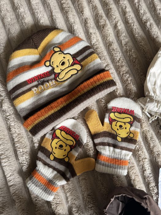 Набір дитячий шапка рукавички бахіли