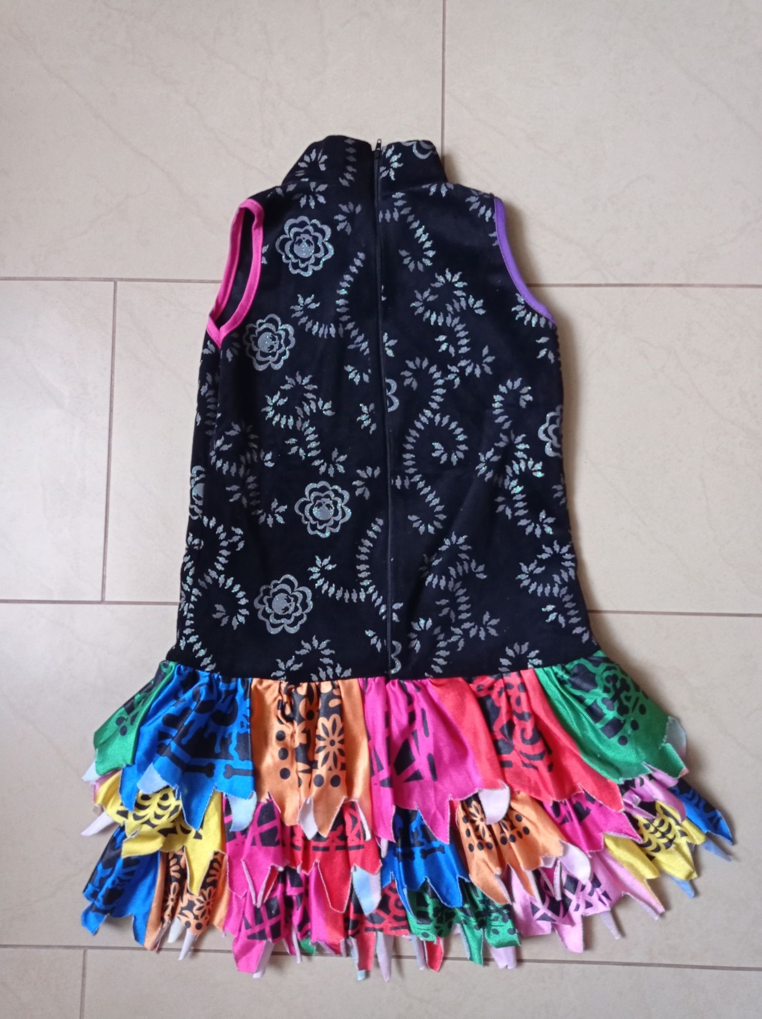 Sukienka karnawałowa halowen bal przebierańców Monster High
