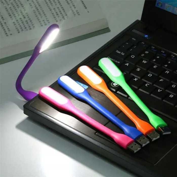 LAMPKA silikonowa USBx2  do laptopa USB LED MOCNA kolory