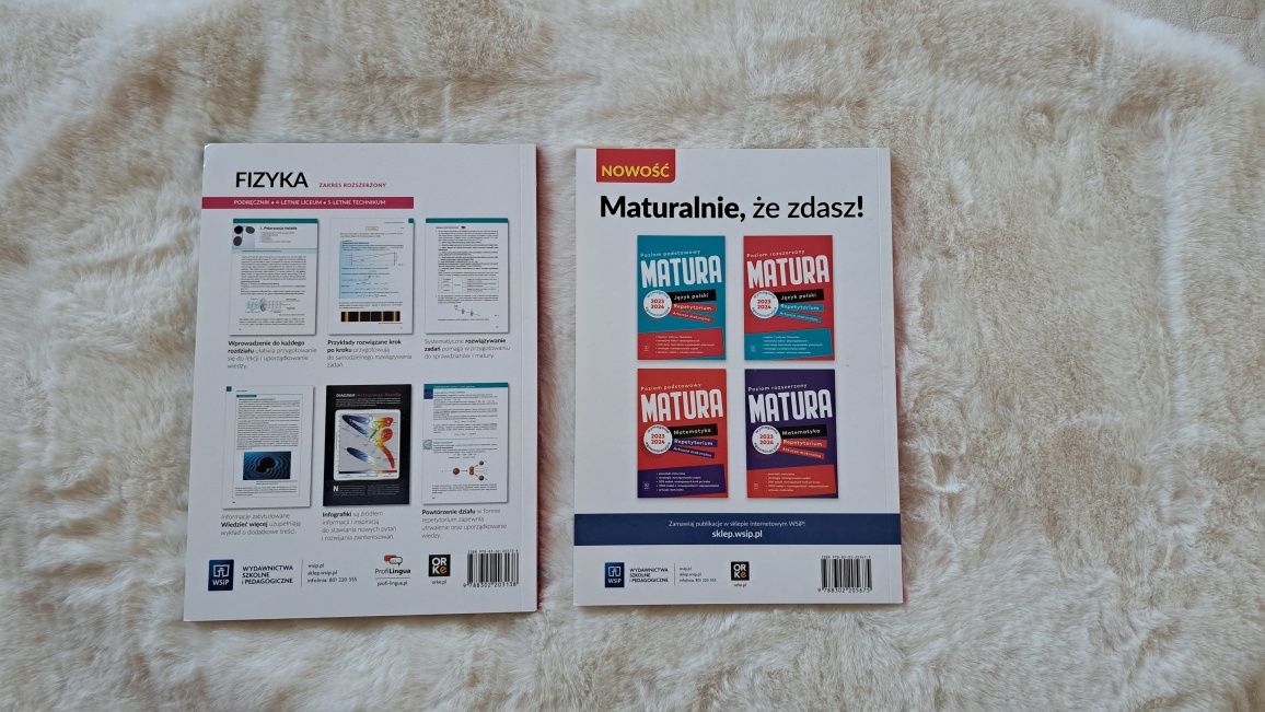 Fizyka 4 Podręcznik Zbiór zadań WSiP liceum technikum rozszerzony