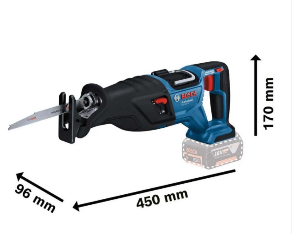 Акум. шабельна пила Bosch GSA 18 V-LI Professional