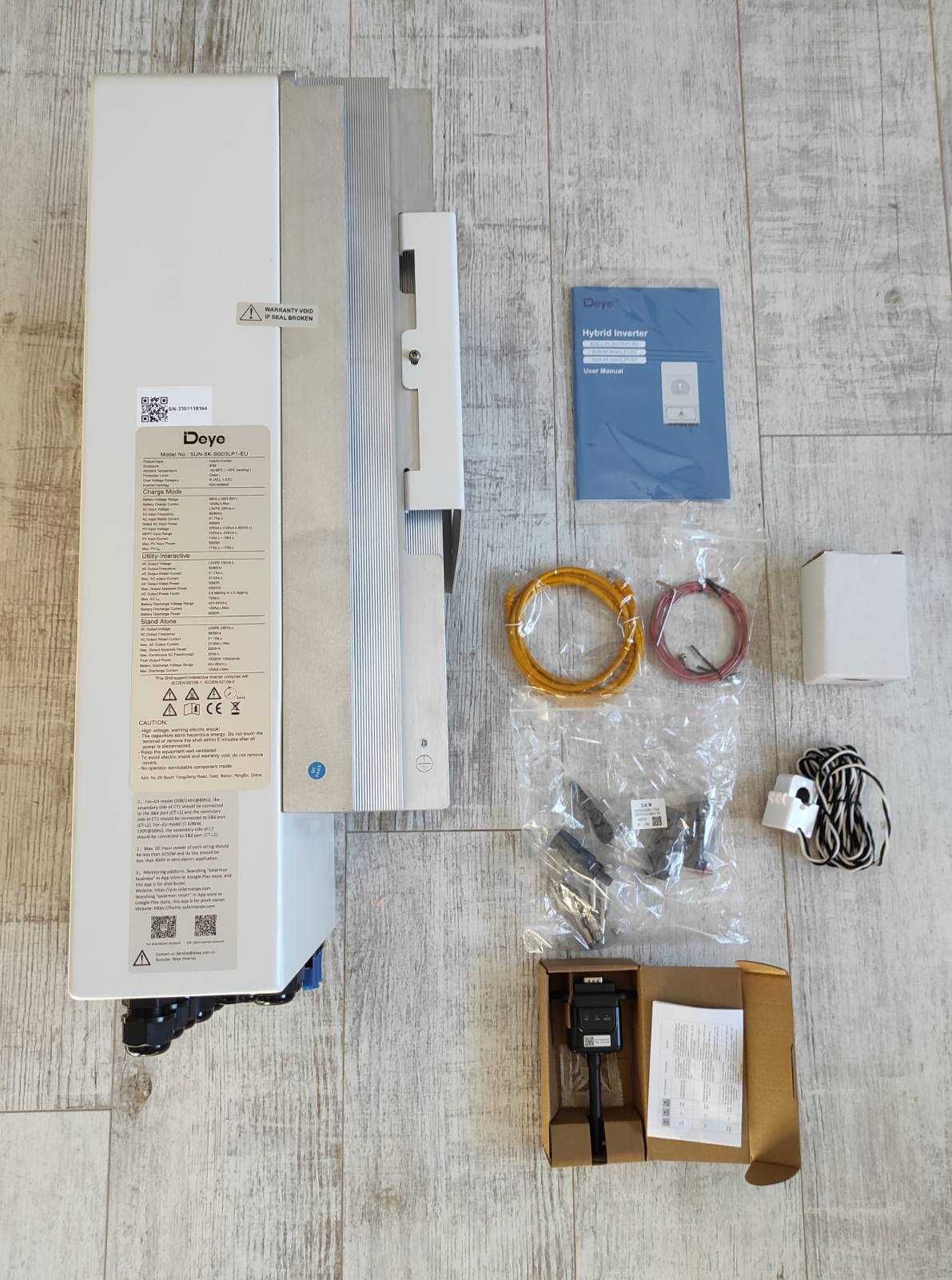 Комплект гібридний Deye SUN-5K 5 кВт EU+ LiFepo4 Lithtech TE4000 5кВт
