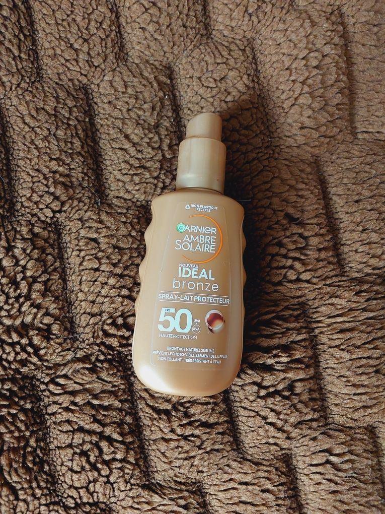 Garnier Ideal Bronze , mleczko do opalania w sprayu 50 spf