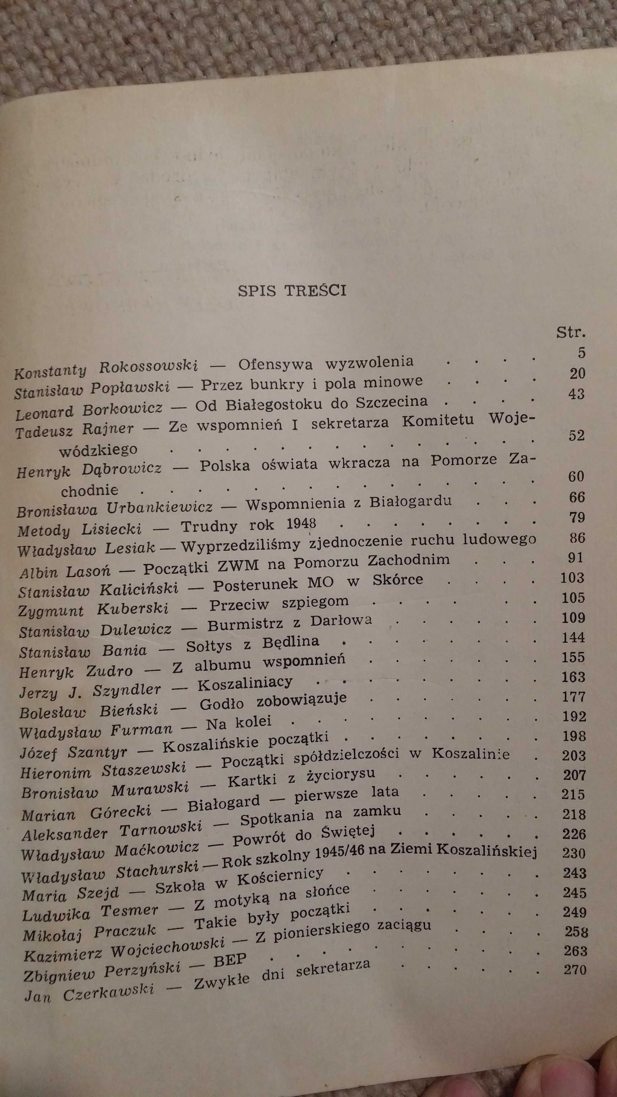 Lata pionierskiego trudu Głowacki, Narkowicz wyd 1970