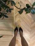 Шкіряні туфлі Minnelli (модель slingback kitten heels), Італія, 36/37