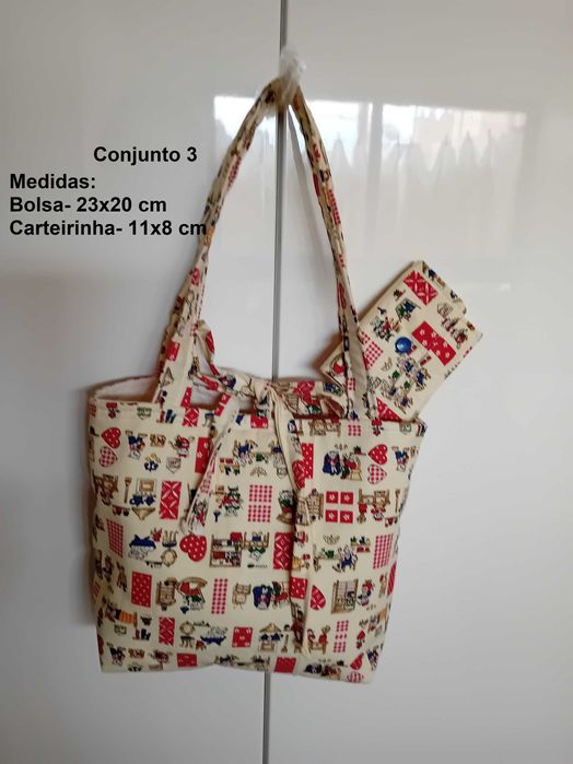 Conjuntos Artesanais em Tecido – Ideais como Prenda de Natal!