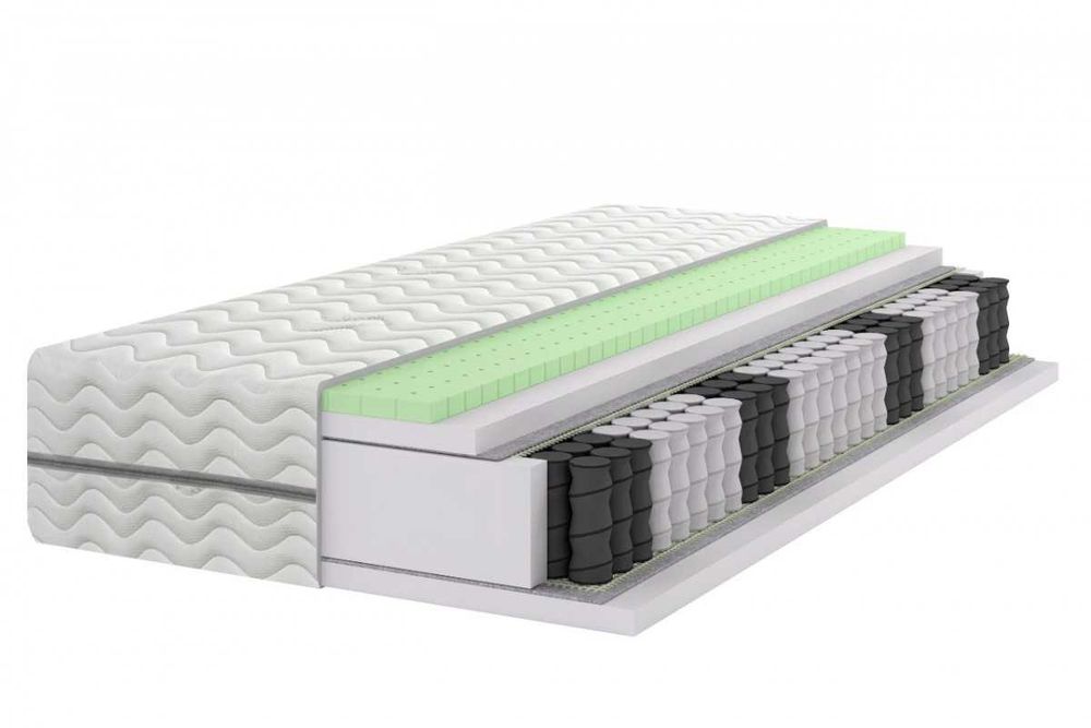 Materac Pocket 7 stref MEGA Lateks H3 140x180 cm 23 cm DHL gratis!