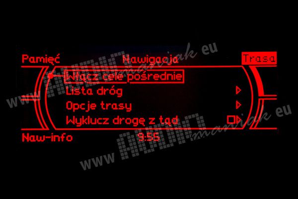 AUDI Q7 MMI LOW BASIC polskie menu lektor mapa