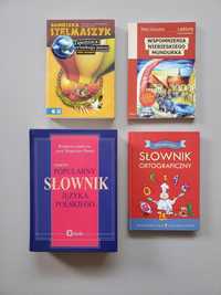Zestaw książek - szkolne lektury i słowniki