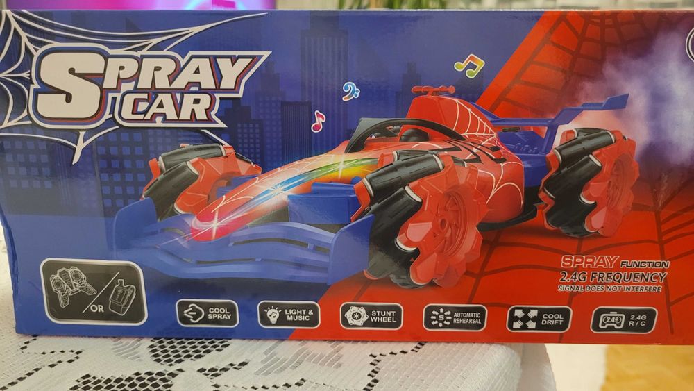 Samochód zdalnie sterowany Spiderma zabawka