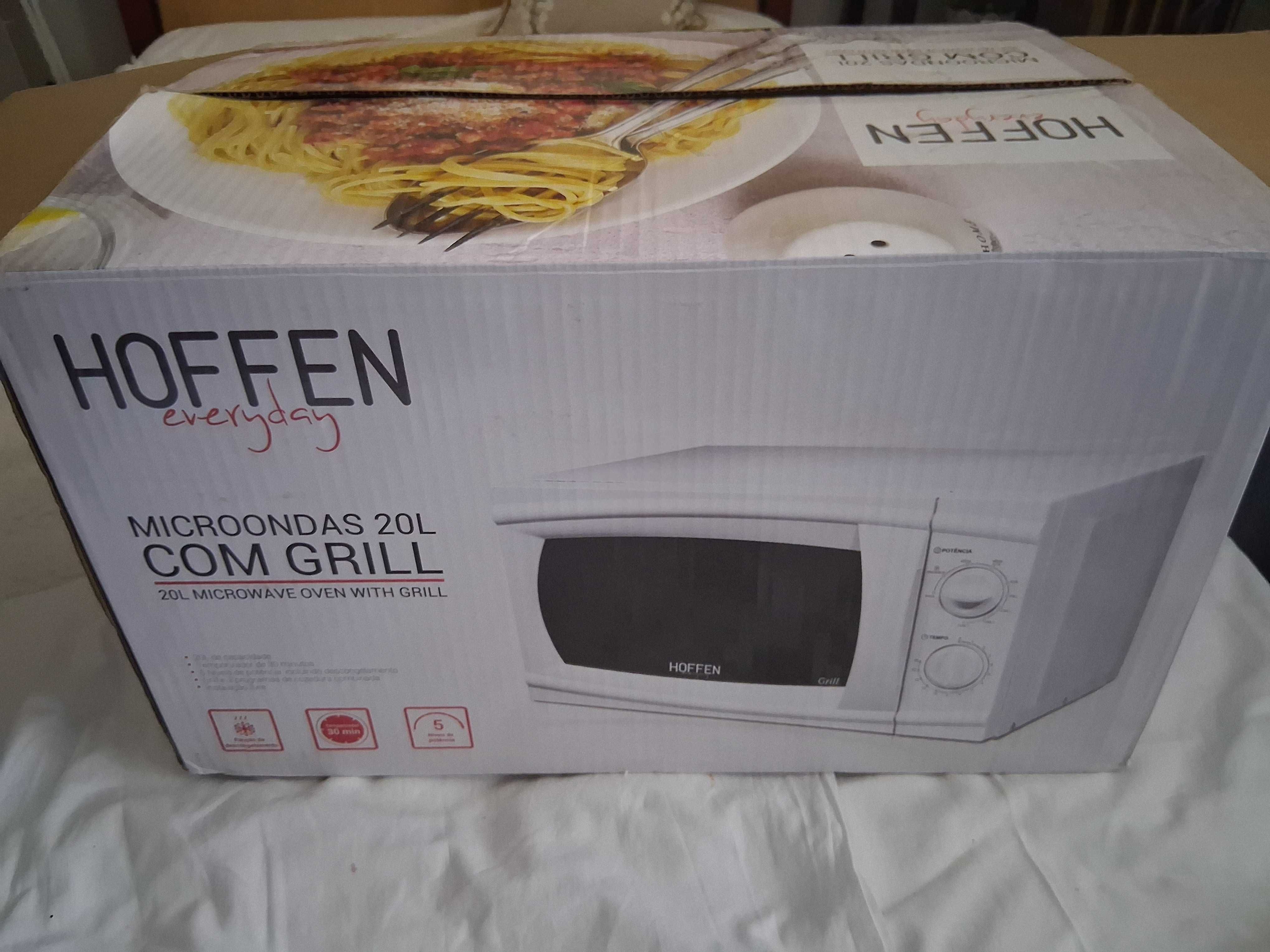 Micro-ondas Hoffen Everyday com grill 20L - Como novo