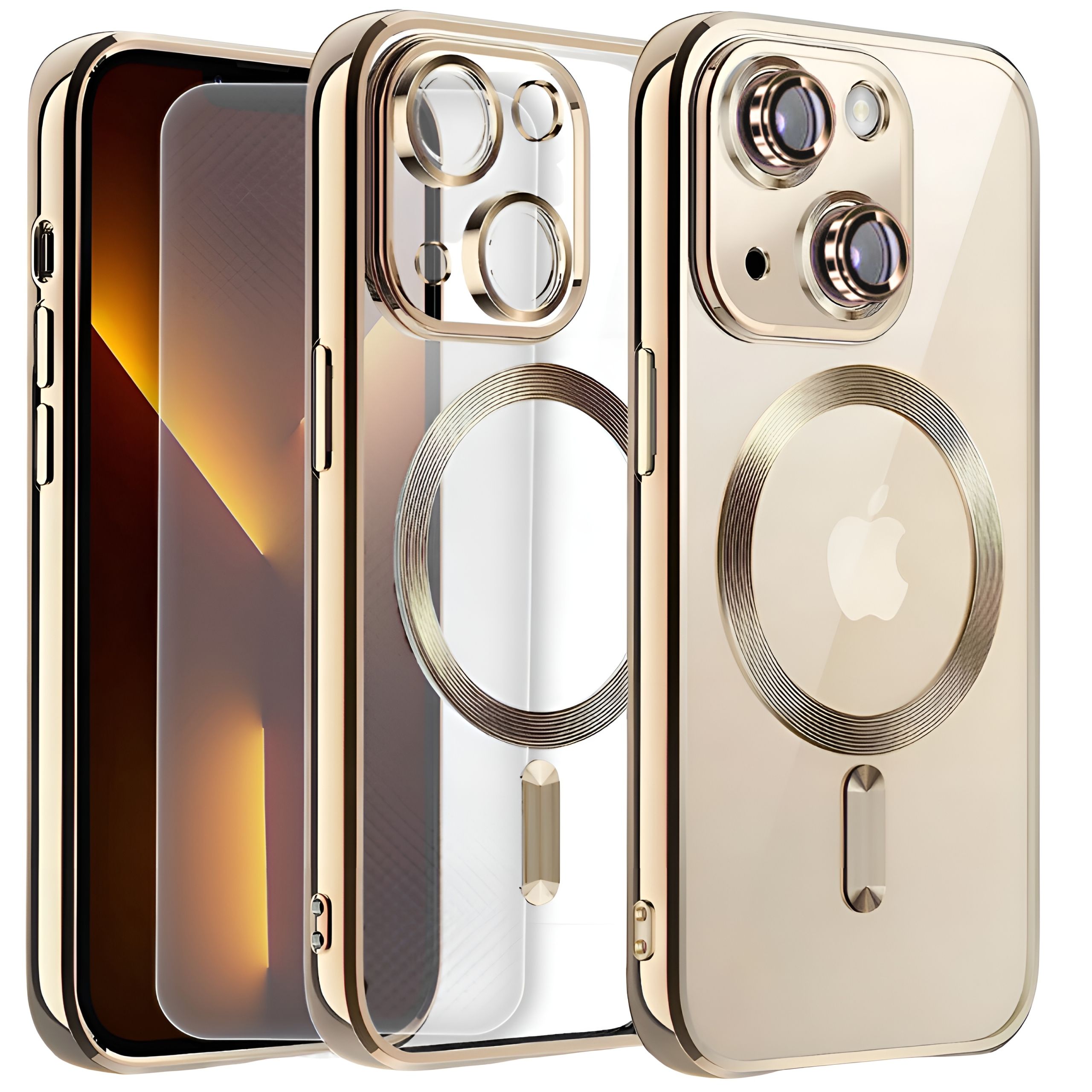 Etui Do Iphone 15 Magsafe Case Pokrowiec Obudowa Osłona + Szkło