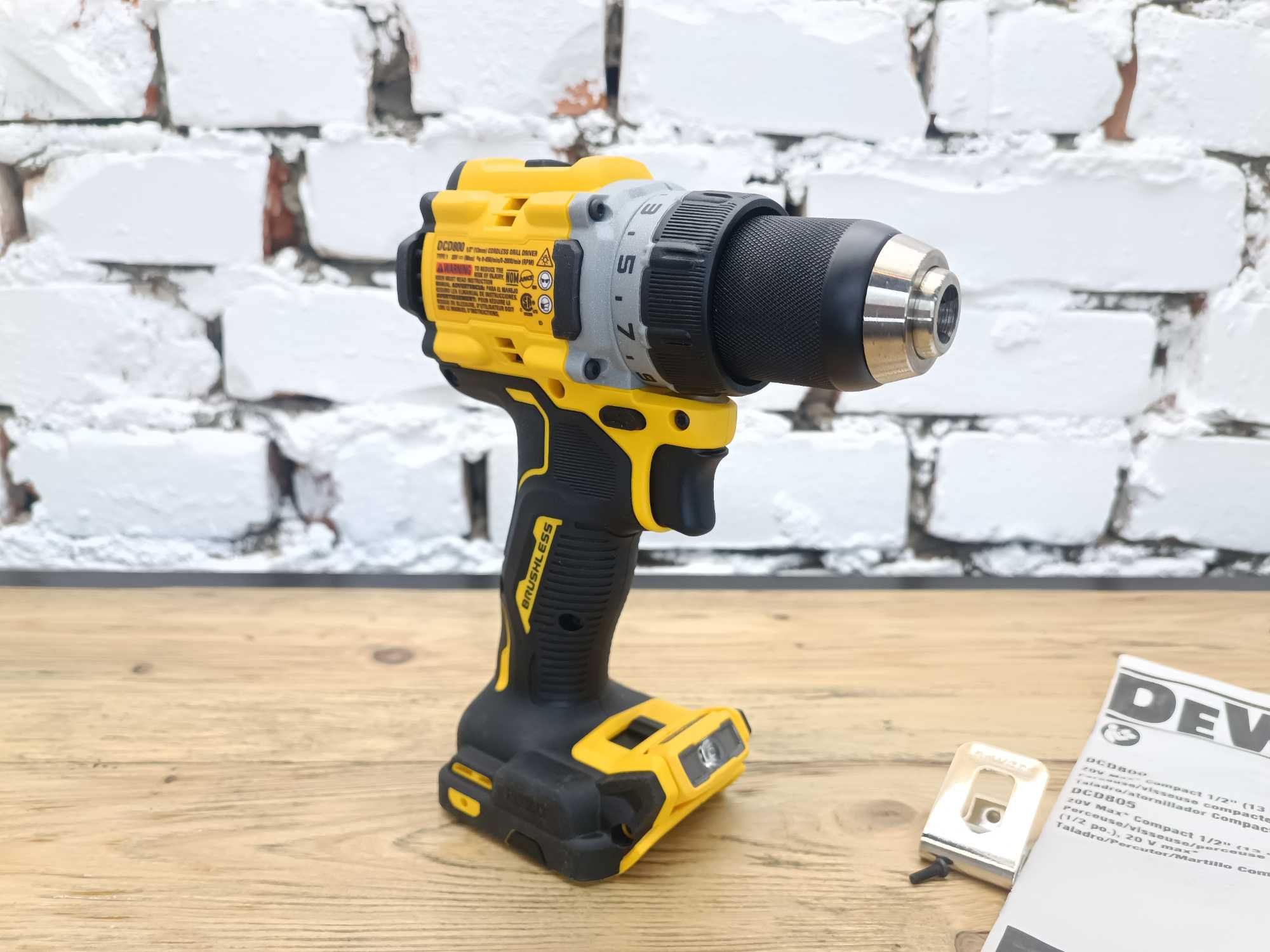 Шуруповерт Dewalt 20v DCD800 MADE IN MEXICO Оригінал