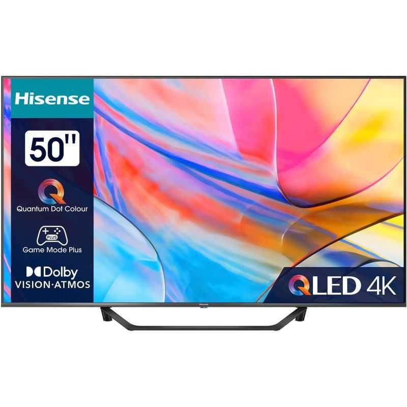 Телевізор 50 дюймів Hisense 50A7KQ (4K Smart TV QLED Wi-Fi Bluetooth)