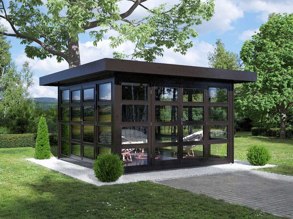 sauna jacuzzi DOMEK SZKLANY 4x4 ALTANA SZKLANA 4x4 altana 5x5 MDN10B
