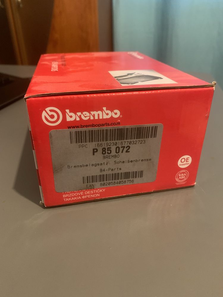 Pastilhas de Travão Brembo (Dianteiro)