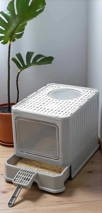 Funkcjonalna kuweta kryta 41×38×51 cm – łatwe sprzątanie i użytkowanie