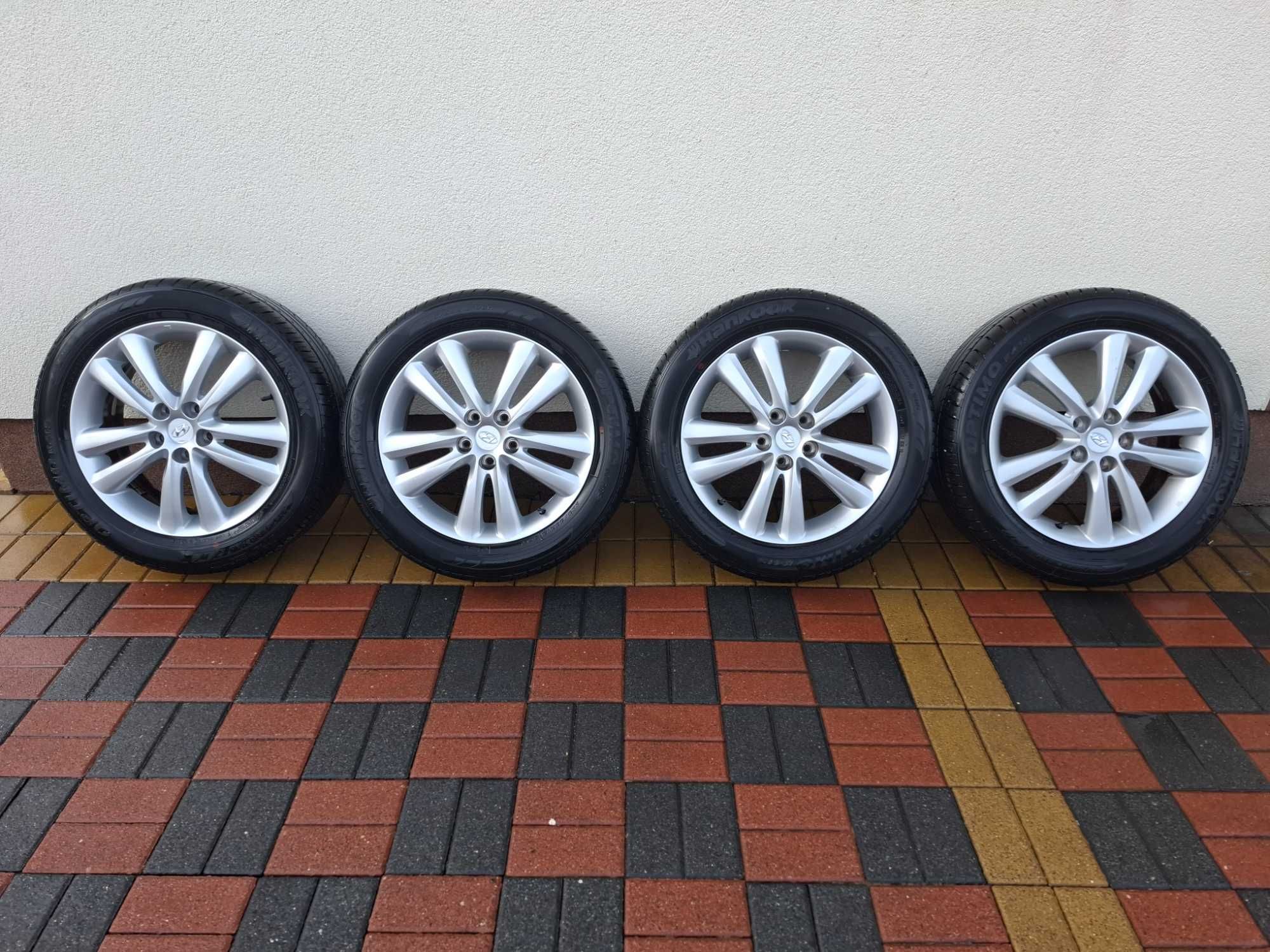 Komplet oryginalnych kół hyundai ix35.  225/55/R18