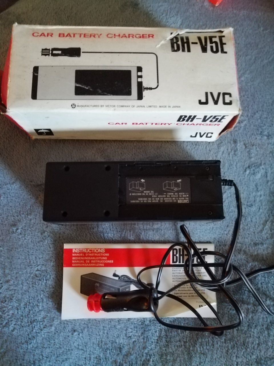 JVC bateria e carregadores câmara VHS-C