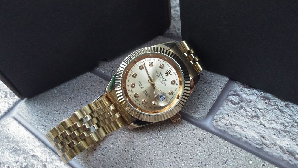 Годинник чоловічий Rolex + коробка (часы мужские)
