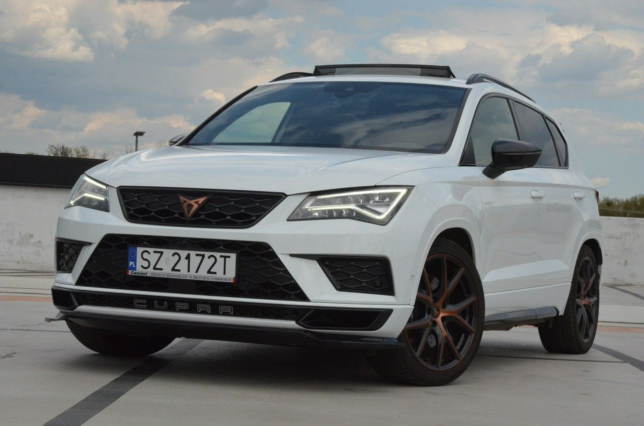 Cupra Ateca 2.0 TSI 300 KM 4Drive DSG Navi PL/ LEDy/ Kamera/ Kubełki/ Race/Dyfuzor