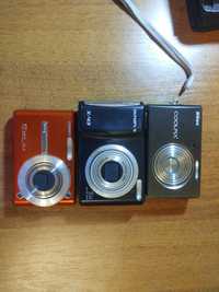 Цифровой фотоаппарат nikon s500, olympus x43, casio s500 одним лотом