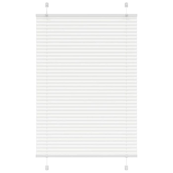 Vidaxl Roleta Plisowana Biała 90X100 Cm Szerokość Tkaniny 89,4 Cm
