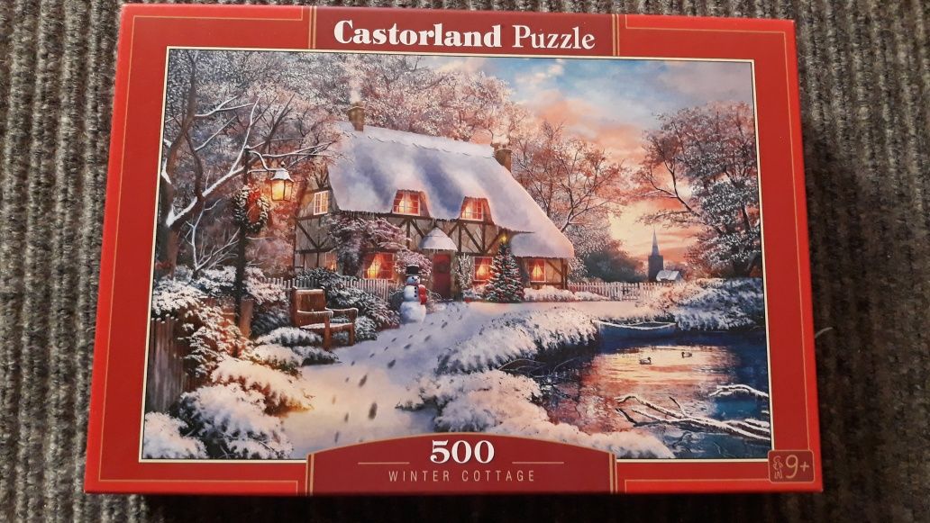 Puzzle Castorland 500 szt zima święta