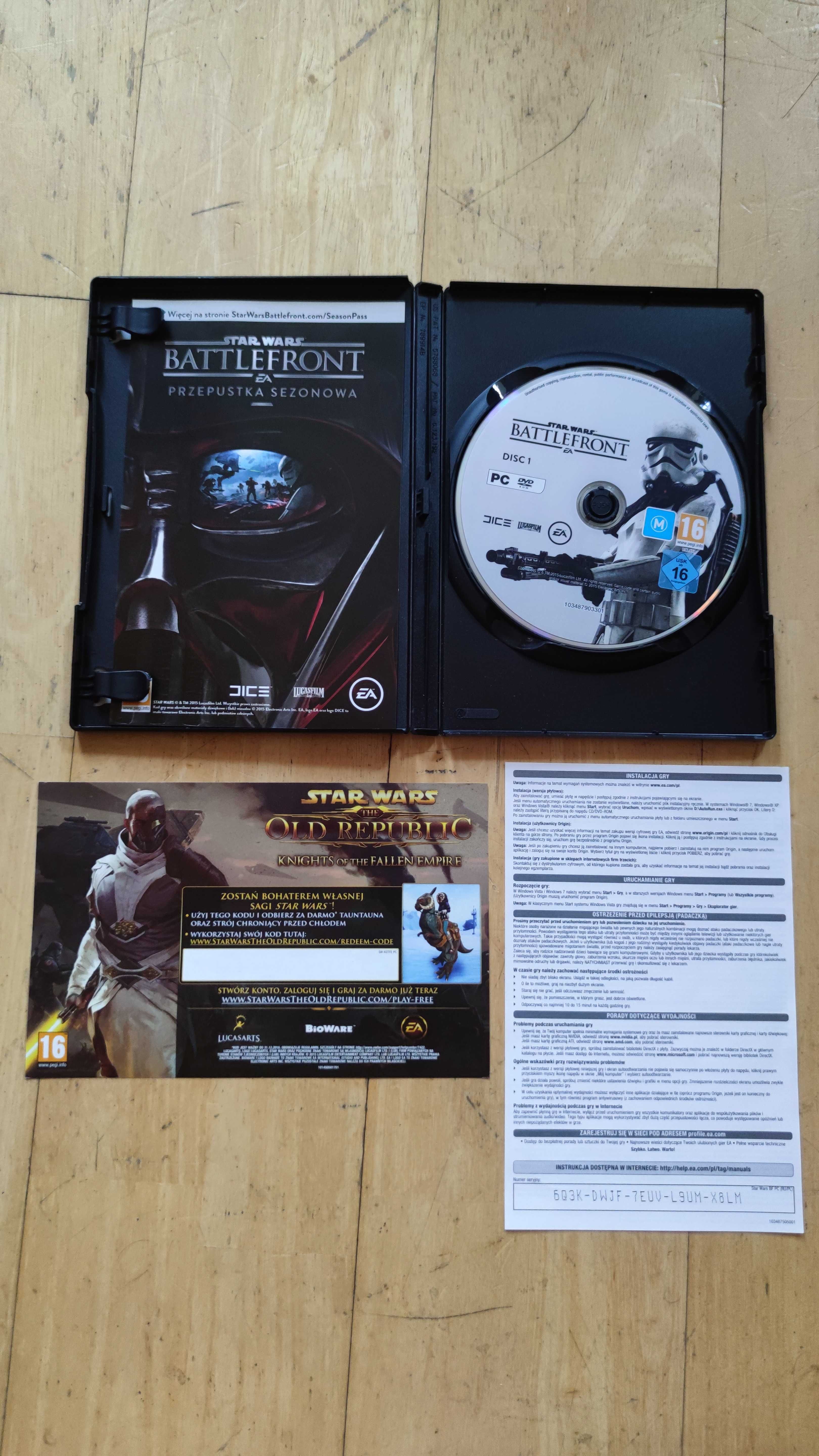 Star Wars Battlefront Gra Pudełko PC
