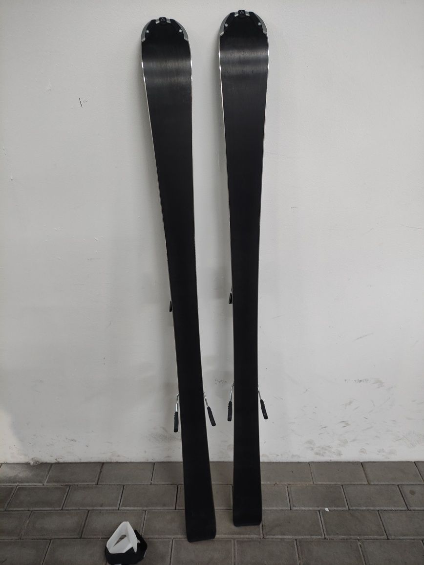 Narty zjazdowe FISCHER r.150cm i kijki 115cm