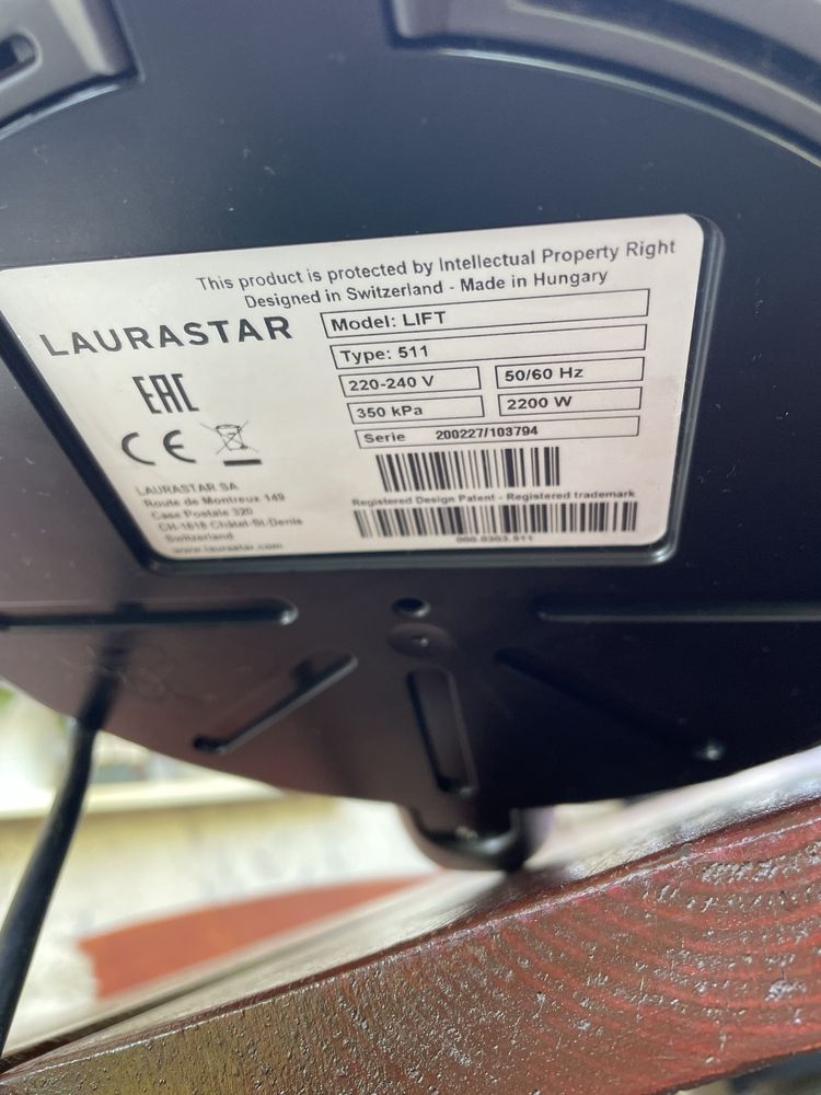 Parownica Laurastar Lift Jak Nowa